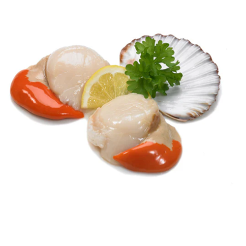 SS 1KG 30/40 SCALLOPS ROE ON IQF 