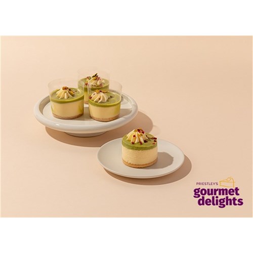 PRIESTLEYS 8 X IND PISTACHIO CHEESECAKE GF 1-985