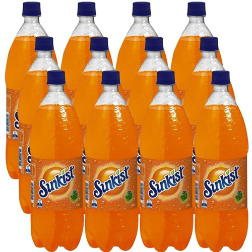 SUNKIST  12 X 1.25ML ORANGE SOFT DRINK*