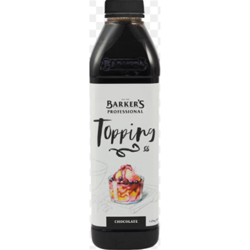 BARKER'S 1.25KG PROF CHOCOLATE TOPPING