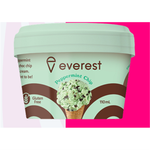 EF 24X110ML PEPPERMINT CHIP ICE CREAM*