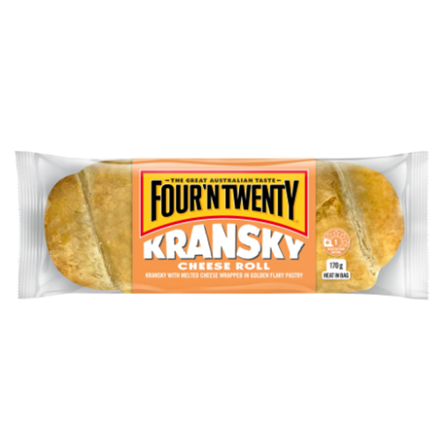 FNT 170Gx24 CHEESE KRANSKY SAUSAGE ROLL*