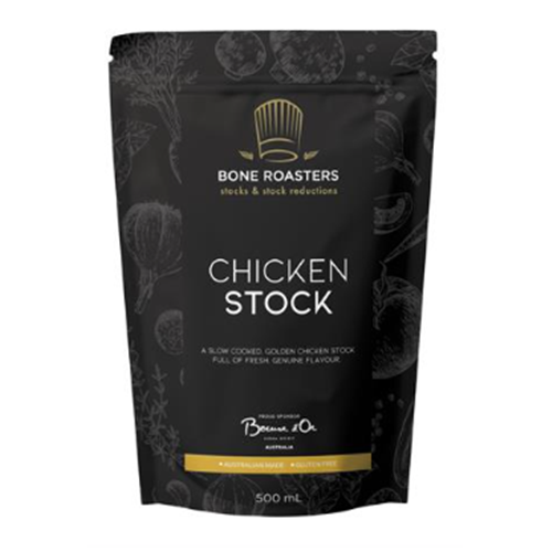 SAMPLE 500ML BONE ROASTERS CHICKEN STOCK GF